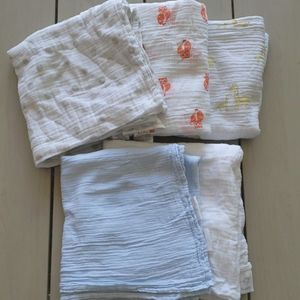 5 EUC Swaddle Blankets